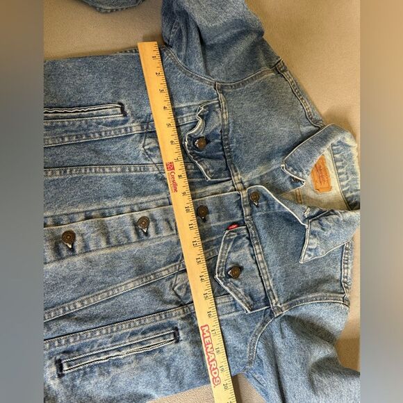 Vintage Levi’s 1980’s Jean Denim Jacket Blue Rare Mens size 40 Made in Usa - Picture 5 of 16